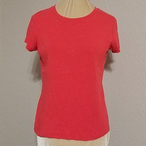 Old Navy Corral 100% Cotton Women T-Shirt, Size M